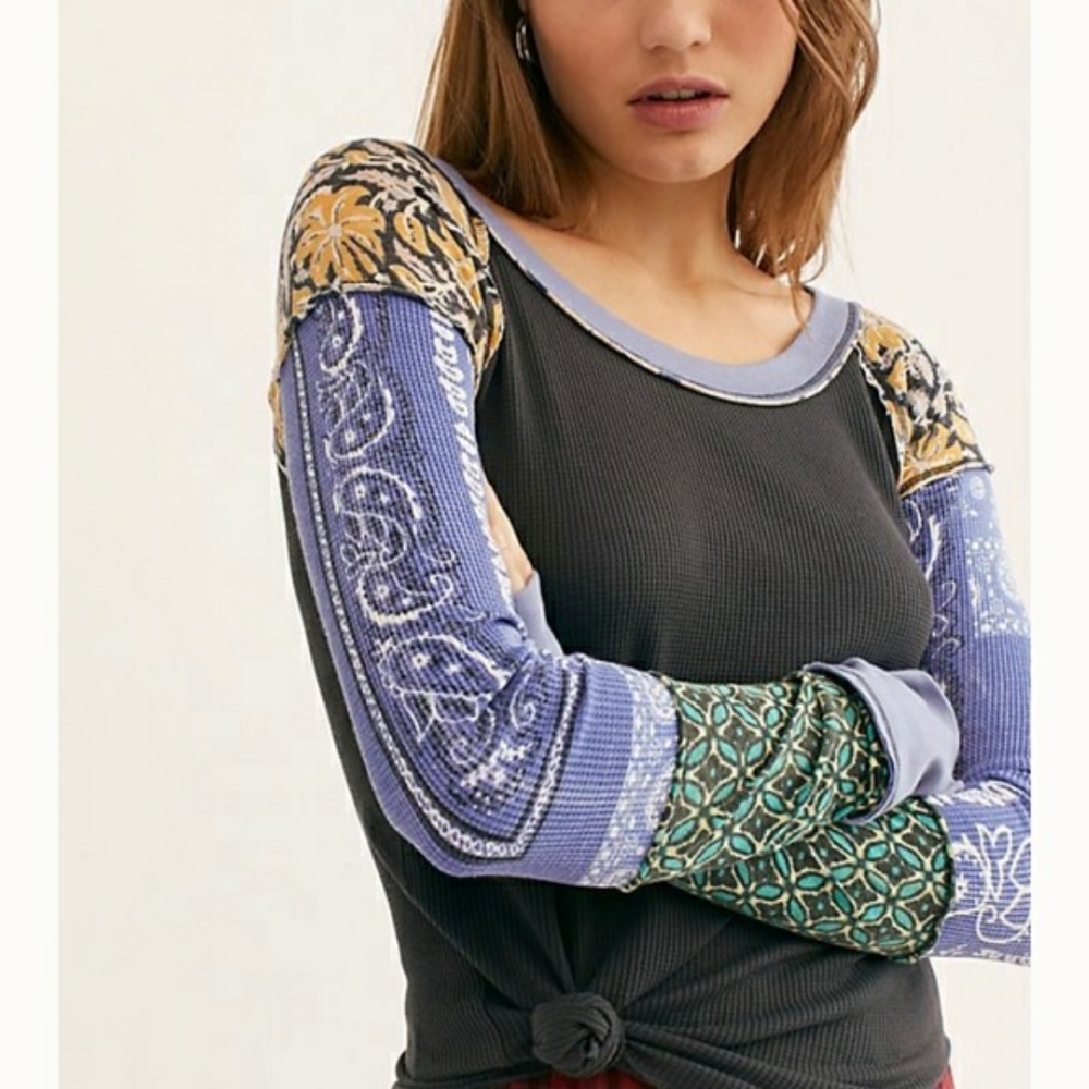 Free People Bright Side Thermal- Storm